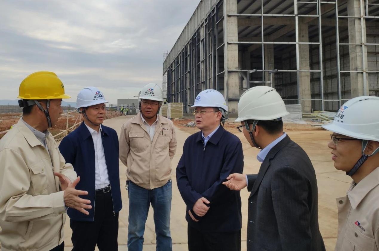 江西省吉安市委常委、副市長漆海云一行    來我司江西子公司實地巡察(圖1)